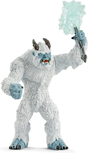 Schleich Eldrador Creatures Mythical Ice Creature with Frozen Hammer Figurine - Icy Monster Action Toy with Movable Arms and Ice Hammer Accessory, Durable Toy for Boys and Girls, Gift for Kids Ages 7 