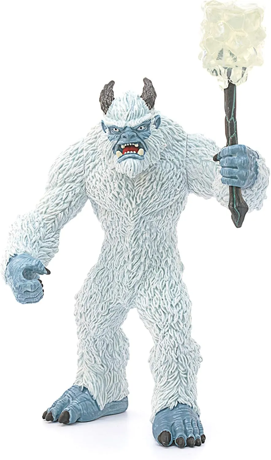 Schleich Eldrador Creatures Mythical Ice Creature with Frozen Hammer Figurine - Icy Monster Action Toy with Movable Arms and Ice Hammer Accessory, Durable Toy for Boys and Girls, Gift for Kids Ages 7 
