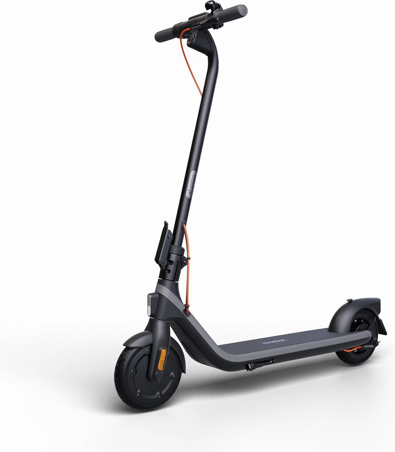 Segway Ninebot E2 Plus Electric KickScooter- 300W Brushless Motor, Up to 15.5 Mile Range & 15.5 MPH, 8.1" Shock-Absorbing Tires, Electronic Drum Brake, UL-2272 Certified