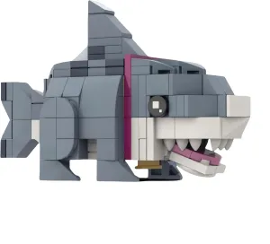 Shark Action Figure Building Blocks Set，Waking Land Organisms Toy Model Decoration，Gift for Child and Adults，179 Pcs