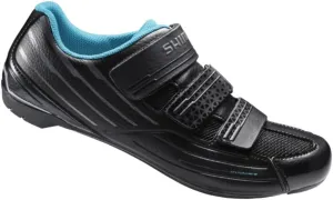 Shimano RP2W SPD-SL Women's Shoes, Black, Size 43 EUR, 10.4 US.