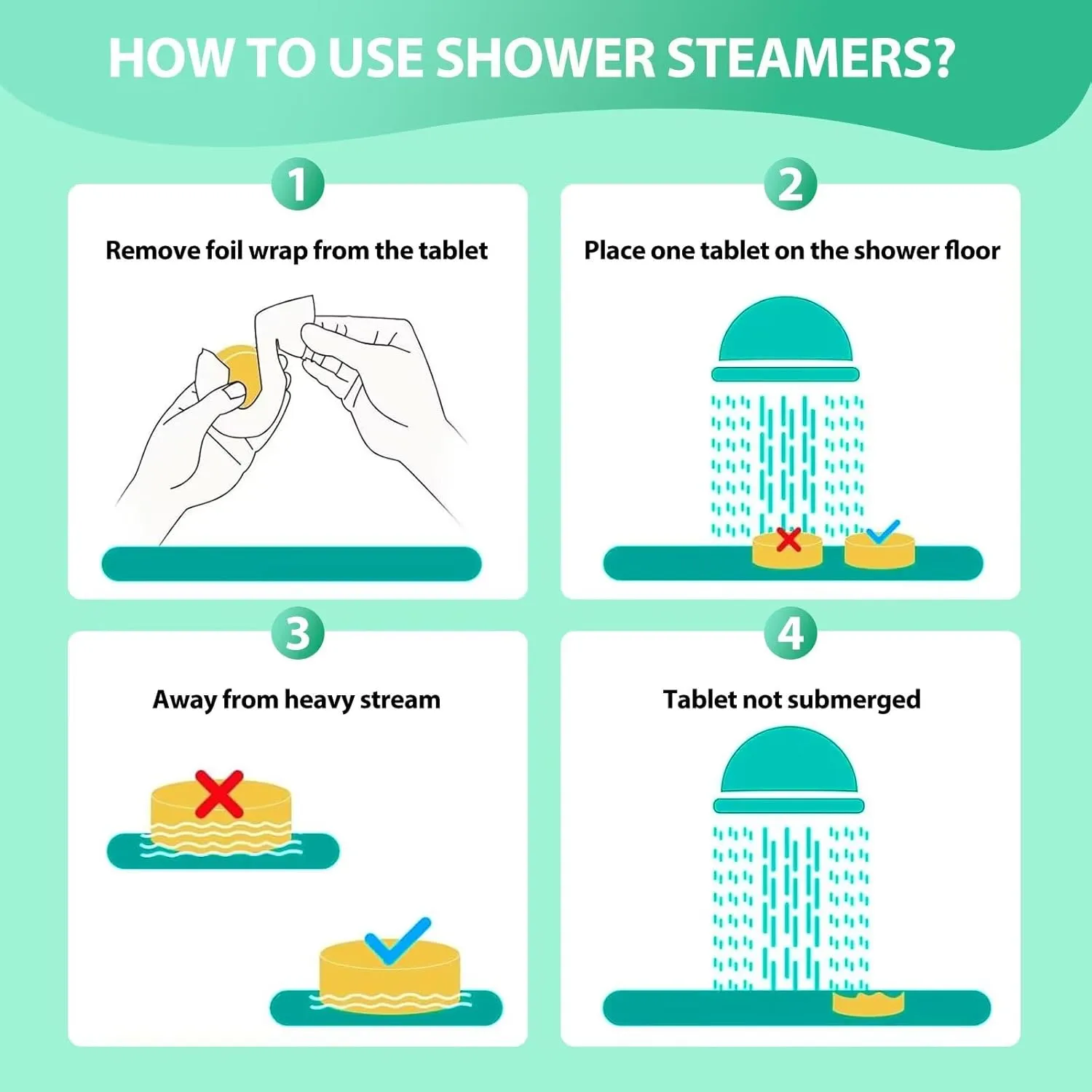 Shower Steamers Aromatherapy - 12 Pack Gifts for Women Men, Shower Bombs with Essential Oils, Eucalyptus for Shower, Relief Nasal Congestion, Birthday, Christmas Stocking Stuffers