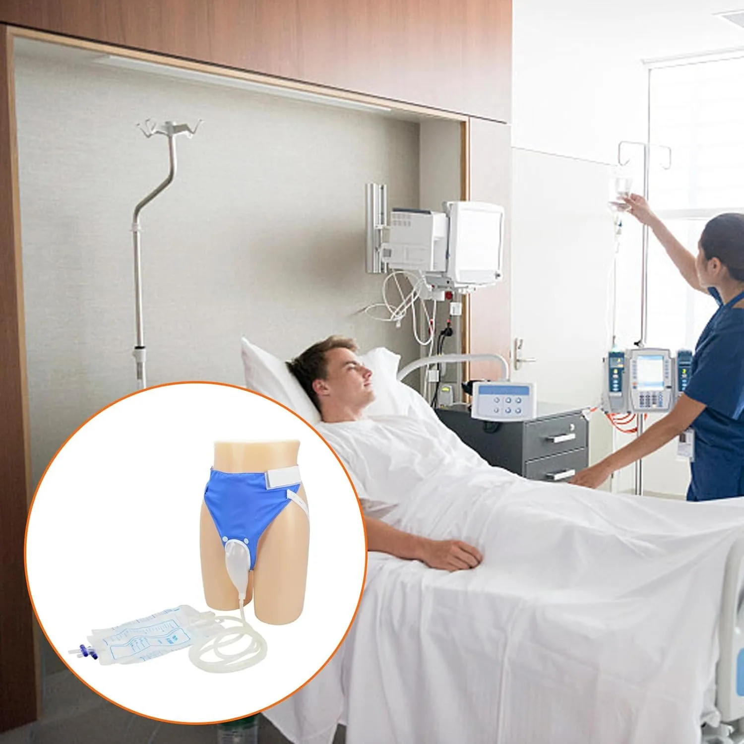 Silicone Collector Bag Comfortable Leak Proof Designs for Men Outdoor Urination Solution for Travel and Night Use