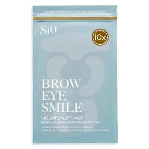 SiO Beauty SuperLift Pack - Wrinkle-Smoothing, Medical-Grade Silicone Patches for Fine Lines - Reusable Up to 10x - Cruelty-Free & Eco-Friendly Beauty Patches for Smile Lines & Crows Feet - 5 Patches
