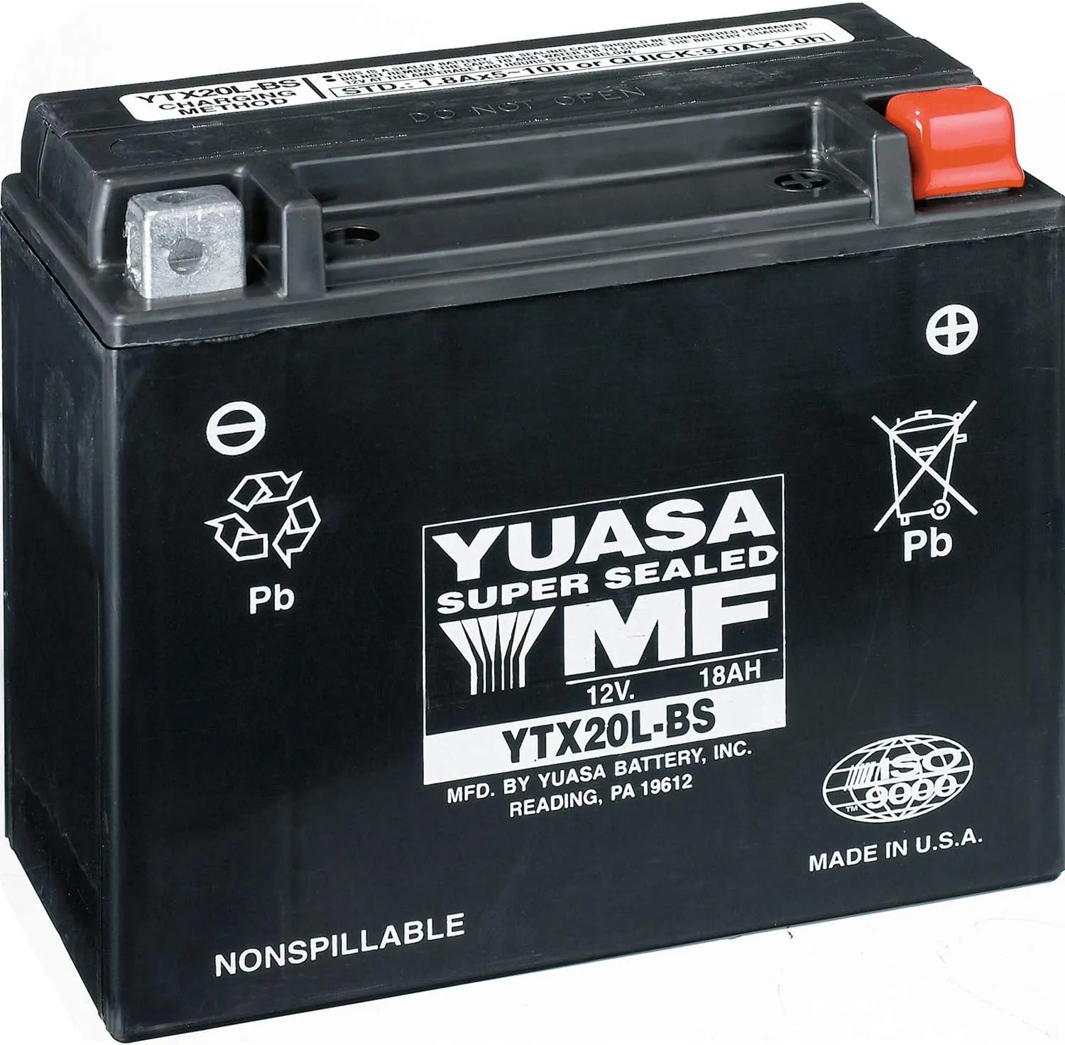 Ski-Doo New OEM, Spill Proof Spyder Yuasa Battery - YTX24HL (21 Amps), 410922962