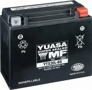 Ski-Doo New OEM, Spill Proof Spyder Yuasa Battery - YTX24HL (21 Amps), 410922962