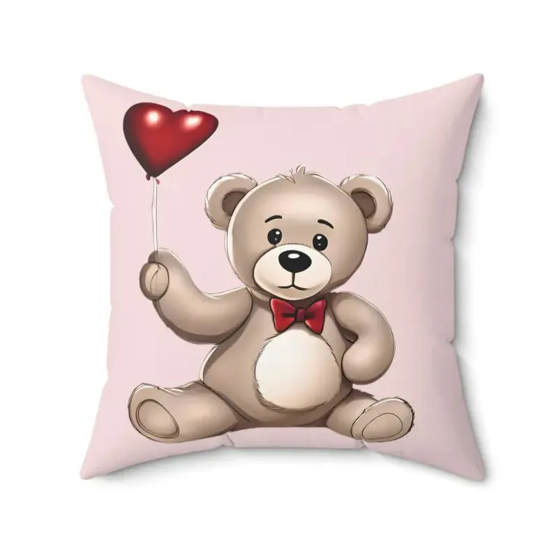 Snuggly Spun Polyester Square Pillow for Home Decor