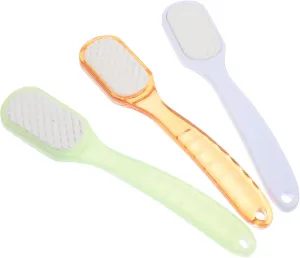 SOIMISS 3pcs Double-Sided Foot Care Tools Shaped Dead Skin Remover Pedicure Trimmer for Exfoliating Cracked Heels Reusable Convenient Storage Design