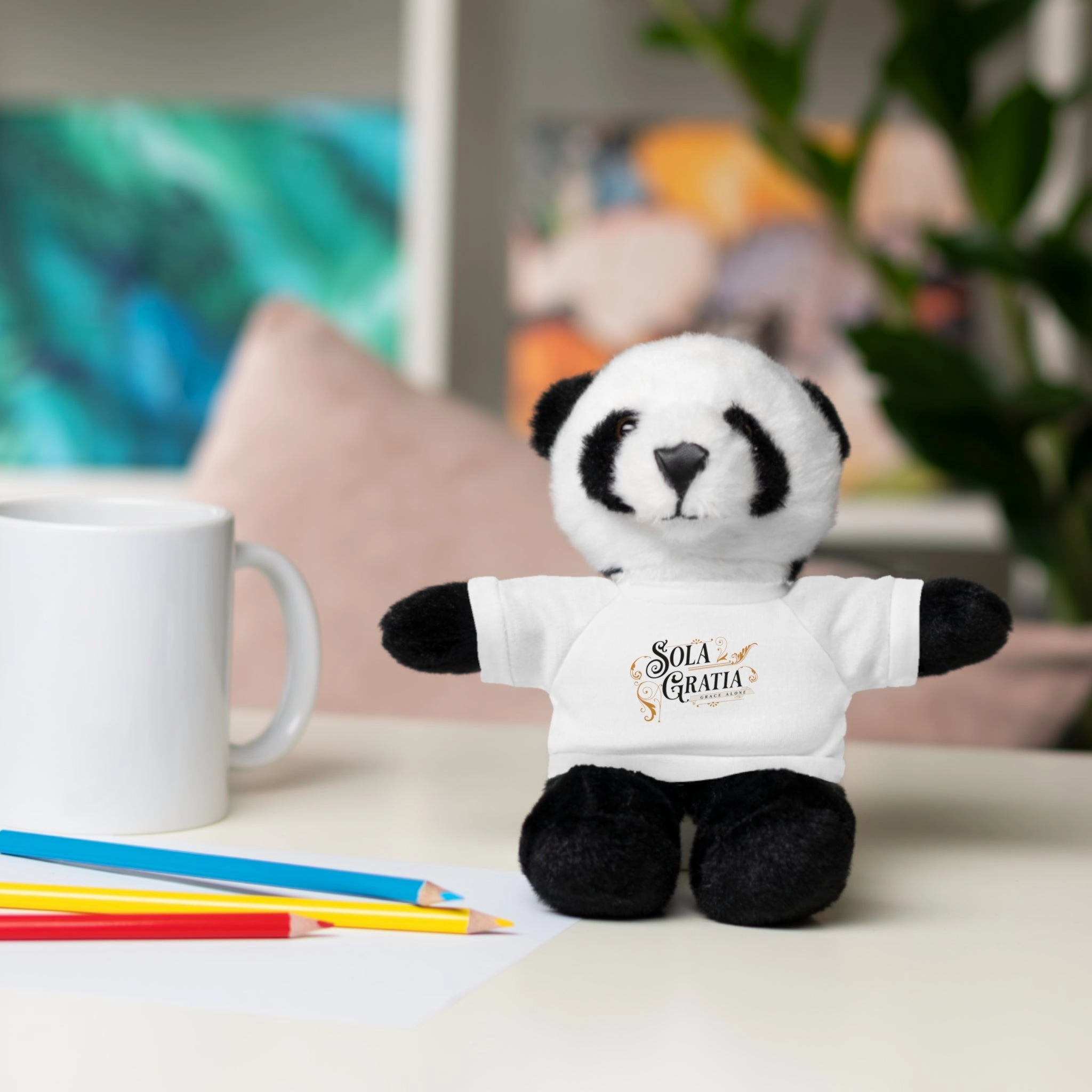 Sola Gratia -  Plush Animals with Tee