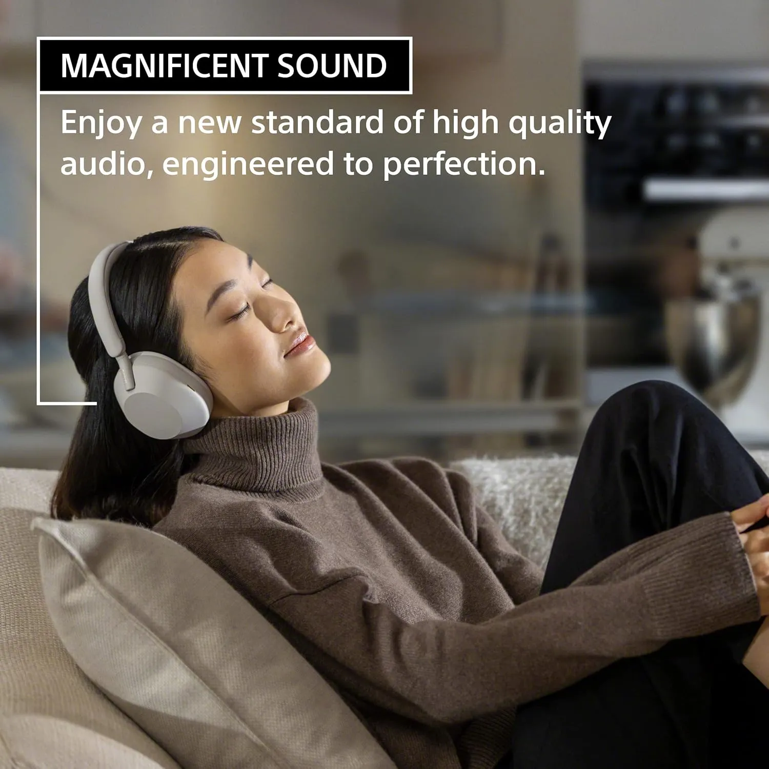 Sony WH-1000XM5 The Best Wireless Noise Canceling Headphones, Auto NC Optimizer, 30-Hour Battery, Alexa Voice Control, Black