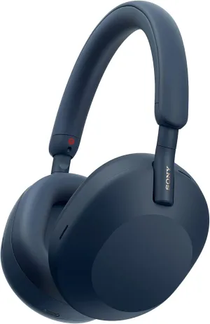 Sony WH-1000XM5 The Best Wireless Noise Canceling Headphones, Auto NC Optimizer, 30-Hour Battery, Alexa Voice Control, Midnight Blue
