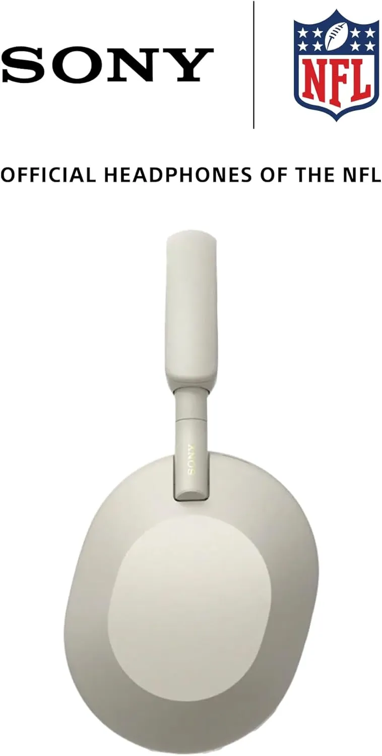 Sony WH-1000XM5 The Best Wireless Noise Canceling Headphones, Auto NC Optimizer, 30-Hour Battery, Alexa Voice Control, Silver