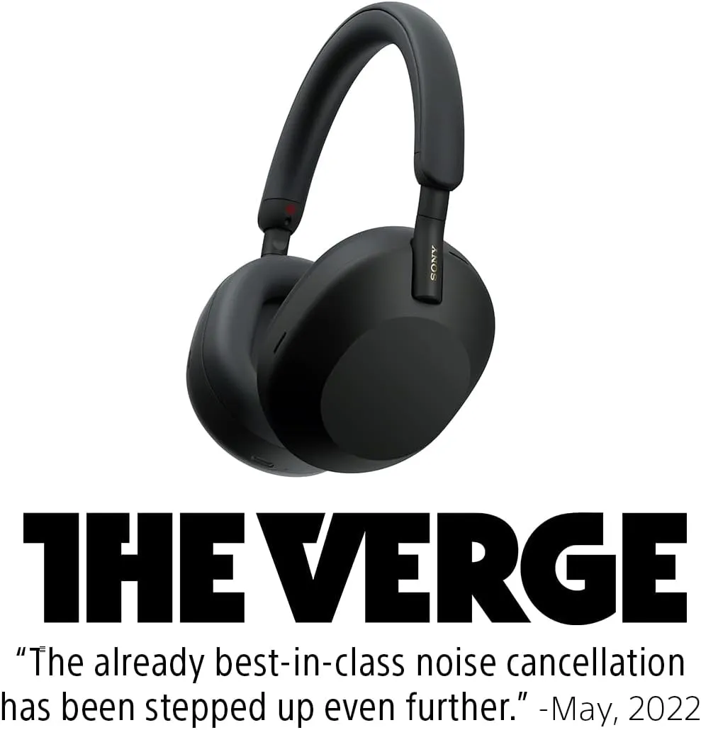 Sony WH-1000XM5 The Best Wireless Noise Canceling Headphones, Auto NC Optimizer, 30-Hour Battery, Alexa Voice Control, Silver