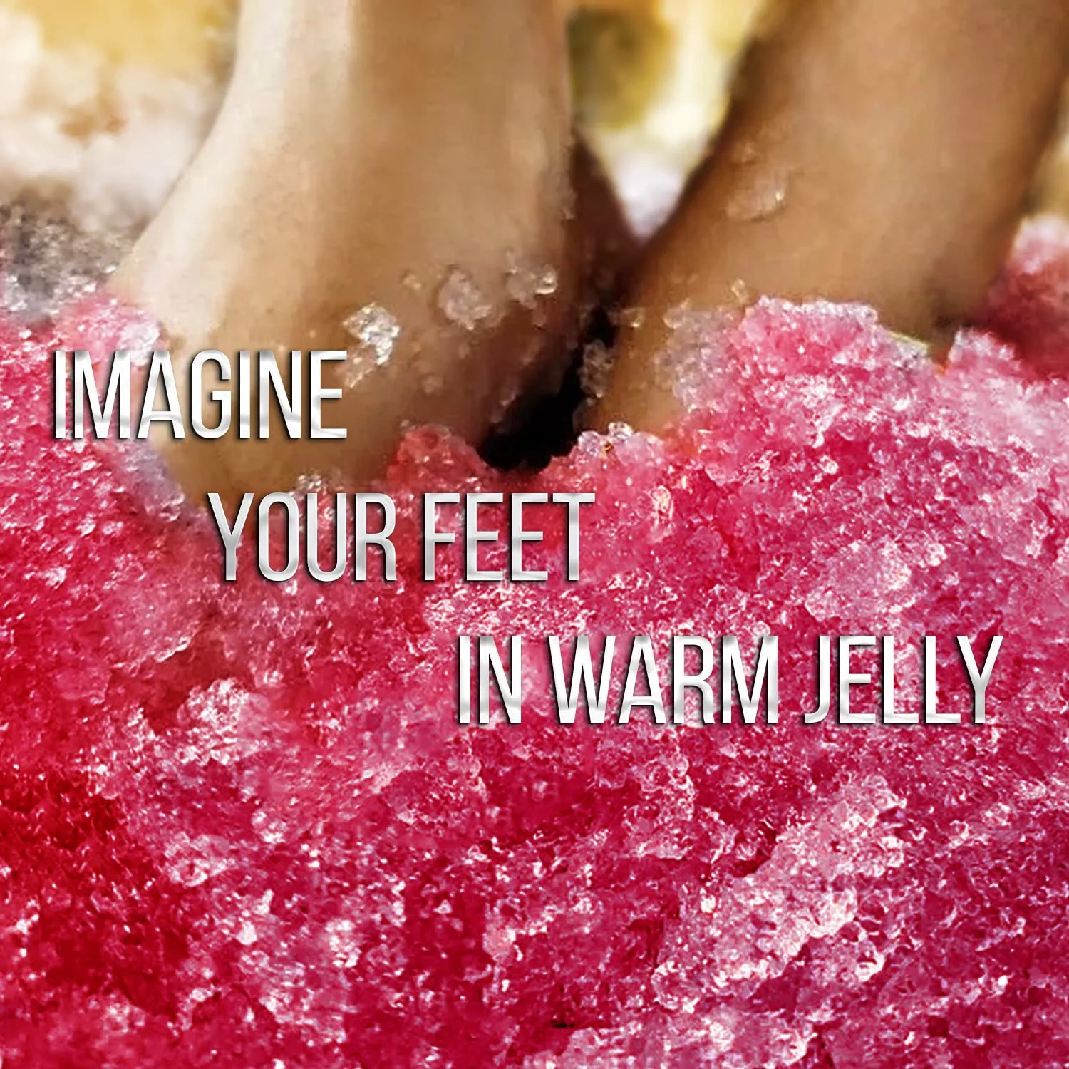 SOO Jelly Pedicure Packs - Pedicure Foot Soak For Feet - Moisturizing Jelly Spa Pedi Soak - Foot Spa Bath Soak For Soaking - Pedicure Foot Gel To Relax Sore Feet (Damascus Rose)