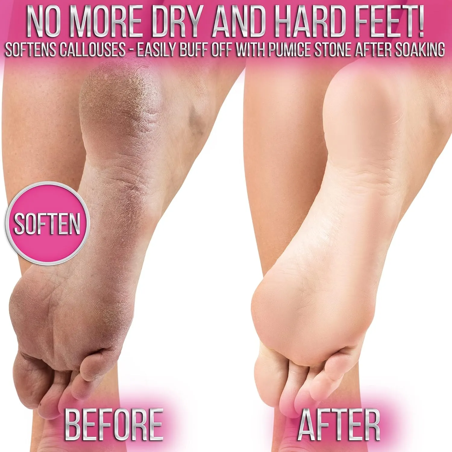 SOO Jelly Pedicure Packs - Pedicure Foot Soak For Feet - Moisturizing Jelly Spa Pedi Soak - Foot Spa Bath Soak For Soaking - Pedicure Foot Gel To Relax Sore Feet (Damascus Rose)
