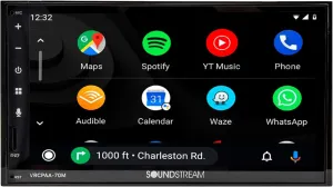 Soundstream VRCPAA-70MW 7" Wireless Apple Car Play Android Auto Bluetooth Stereo