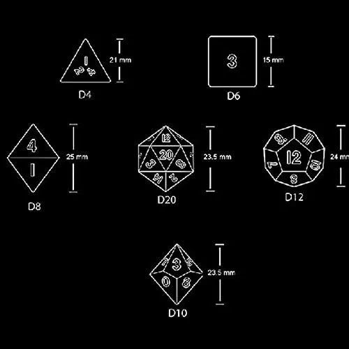 Southst Blue Gemstone Digital Creative Polyhedron Raw Materials Game Dice Decoration Holiday Gifts (Color: With Number)