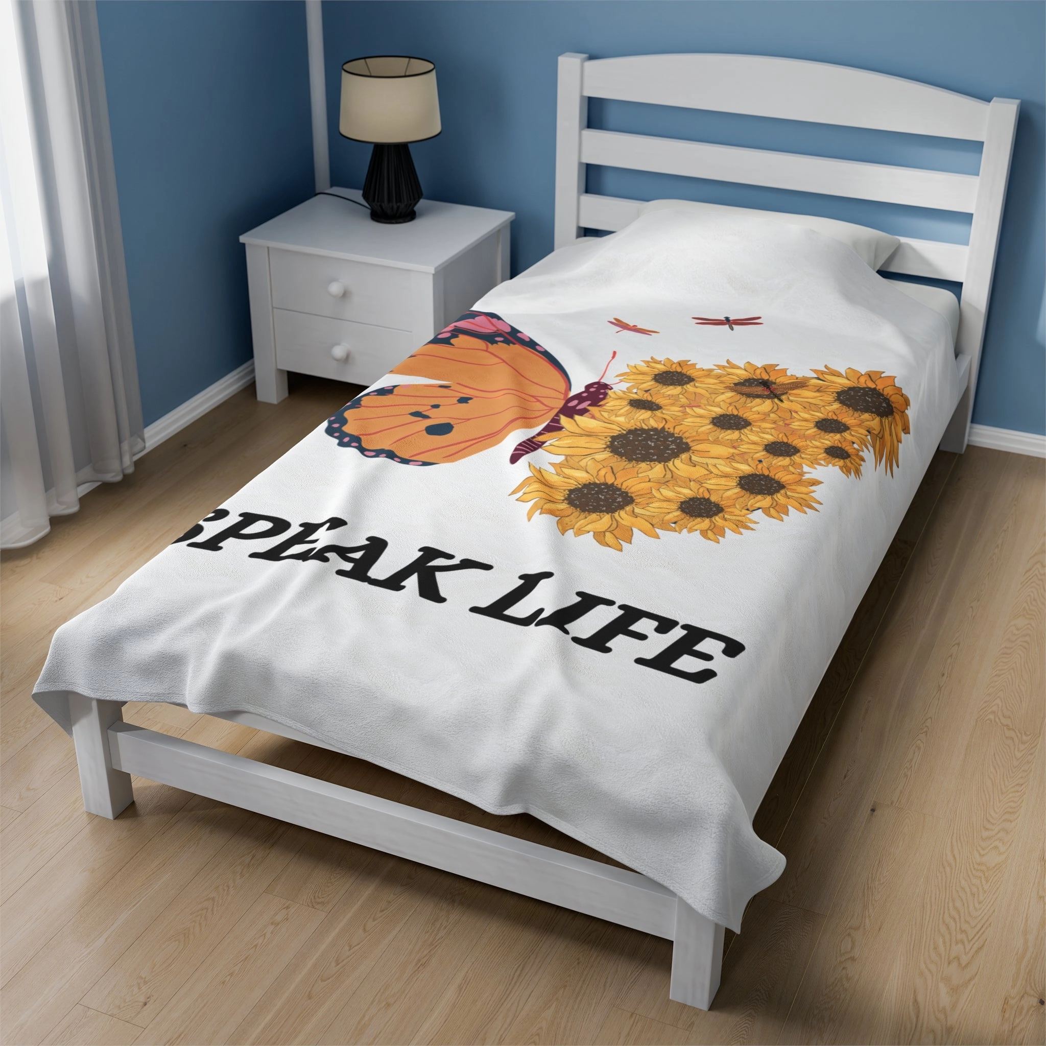 Speak Life Christian Blanket | Velveteen Plush