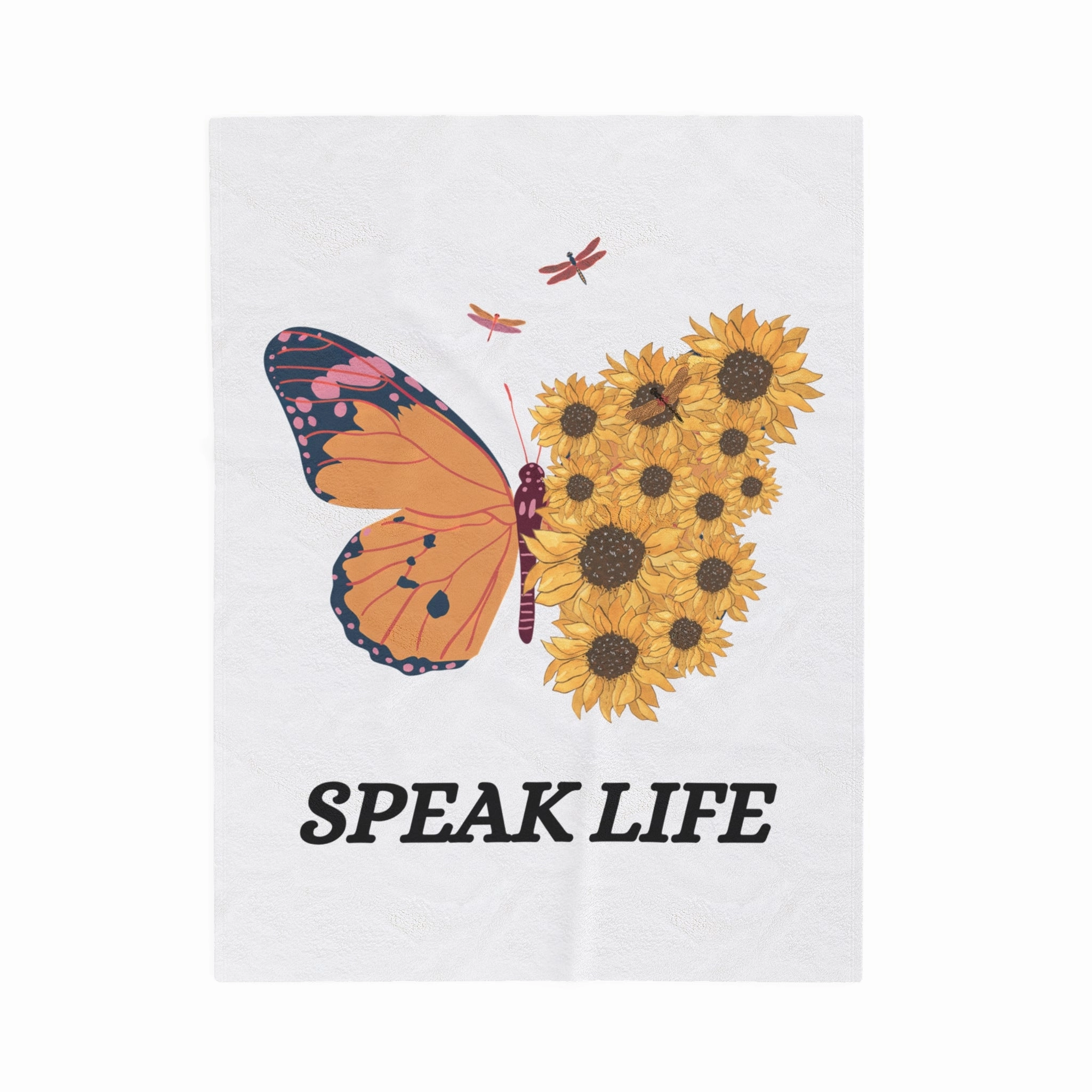 Speak Life Christian Blanket | Velveteen Plush