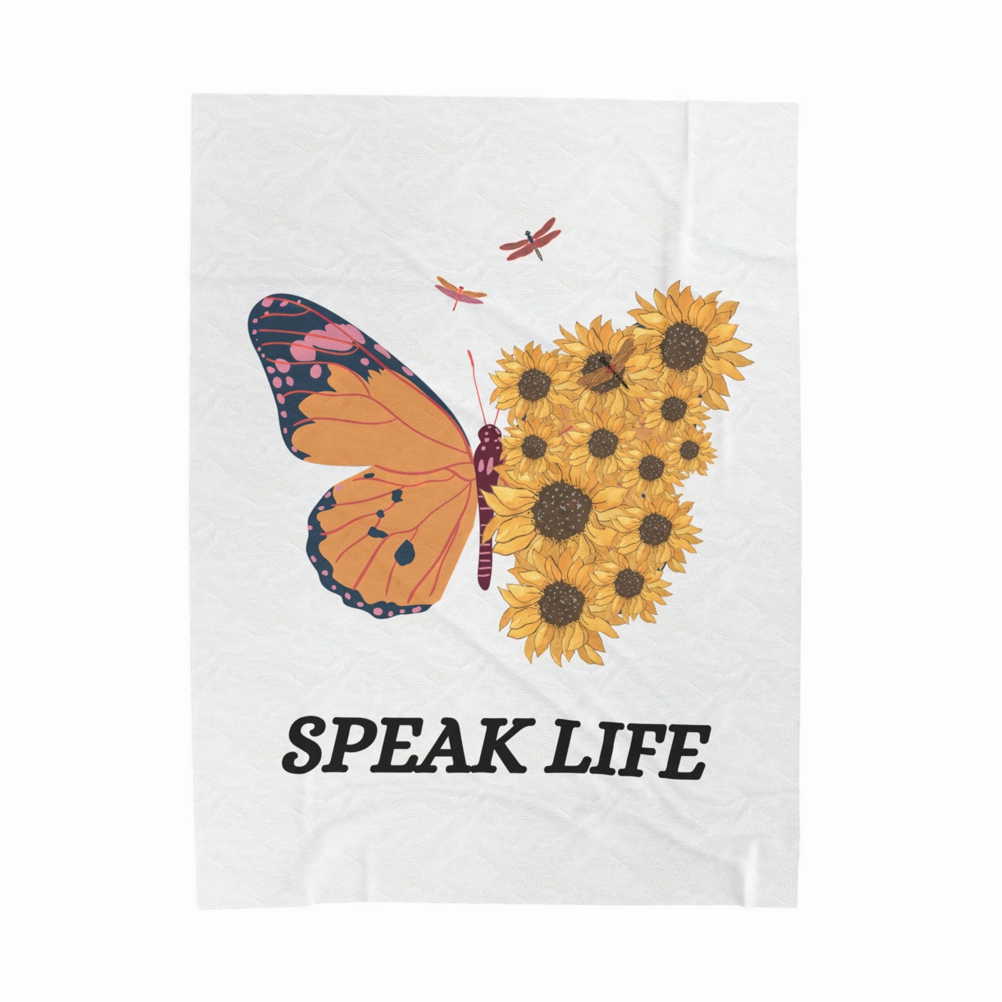 Speak Life Christian Blanket | Velveteen Plush