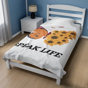 Speak Life Christian Blanket | Velveteen Plush