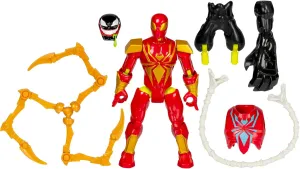 Spider-Man MixMashers Marvel Iron Spider Custom Mix-and-Match Deluxe Action Figure & Accessories, 5-Inch-Scale (12 cm) Super Hero Toys, Ages 4 