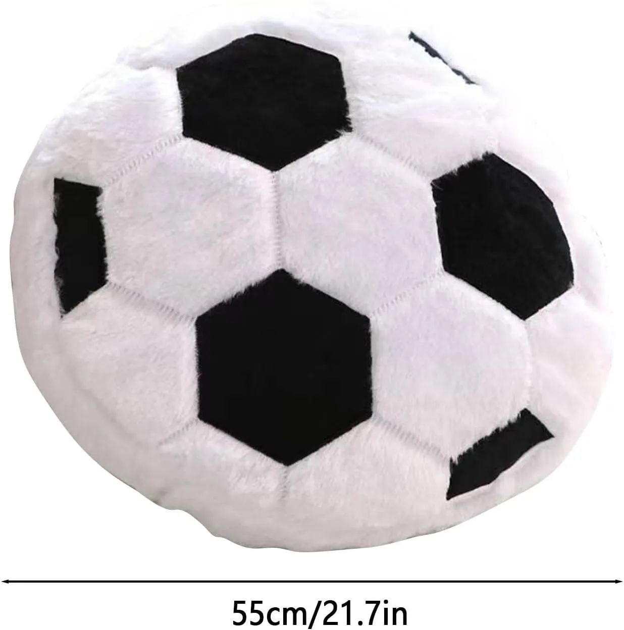 Sports Throw Pillows Stuffed Soccer Pillow Soft Stuffed Basketball Pillows Baseball Soft Throw Pillow Football Shaped Plush Toy Sport Cushion Wiggle Seat Cushion (B, One Size)