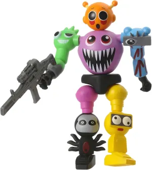 Sprunki Action Figures,Sprunki Toys Sprunkies Game,Office Room Figurine Decor,Easter Egg Hunt kit Gifts for Kids Funs (001)