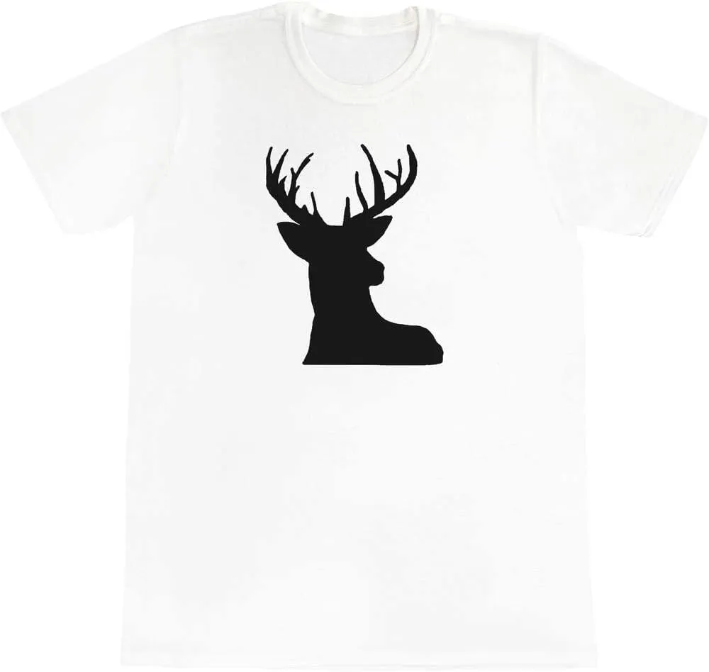 'Stag Head' Unisex T-Shirt - 100% Cotton (S-XXL) (TA018581)