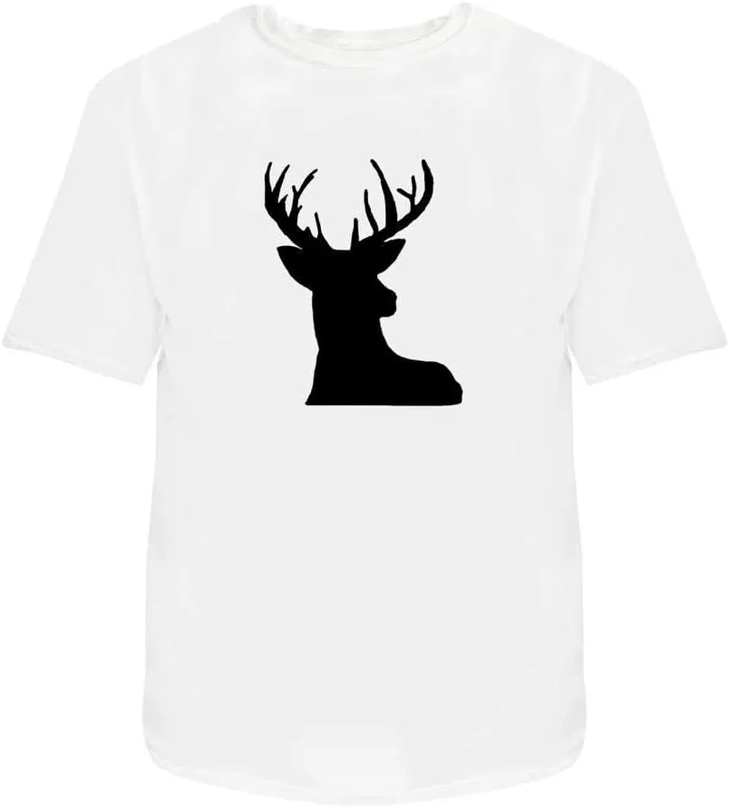 'Stag Head' Unisex T-Shirt - 100% Cotton (S-XXL) (TA018581)