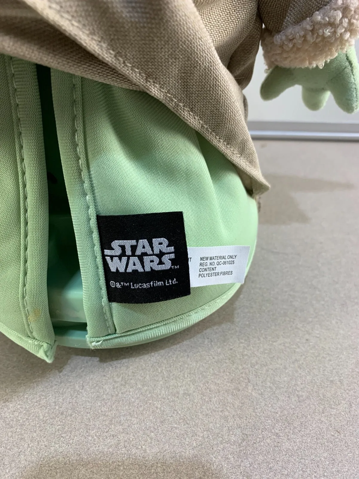 Star Wars The Mandalorian Baby Yoda Din Grogu The Child 11" Plush 2021 Mattel
