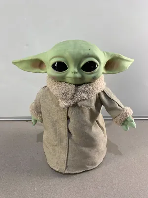 Star Wars The Mandalorian Baby Yoda Din Grogu The Child 11" Plush 2021 Mattel