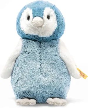 Steiff Paule Penguin, Premium Stuffed Animal Plush Toy for Girls, Boys, and Kids, Safety Tested for Ages 0  (Blue, 9")