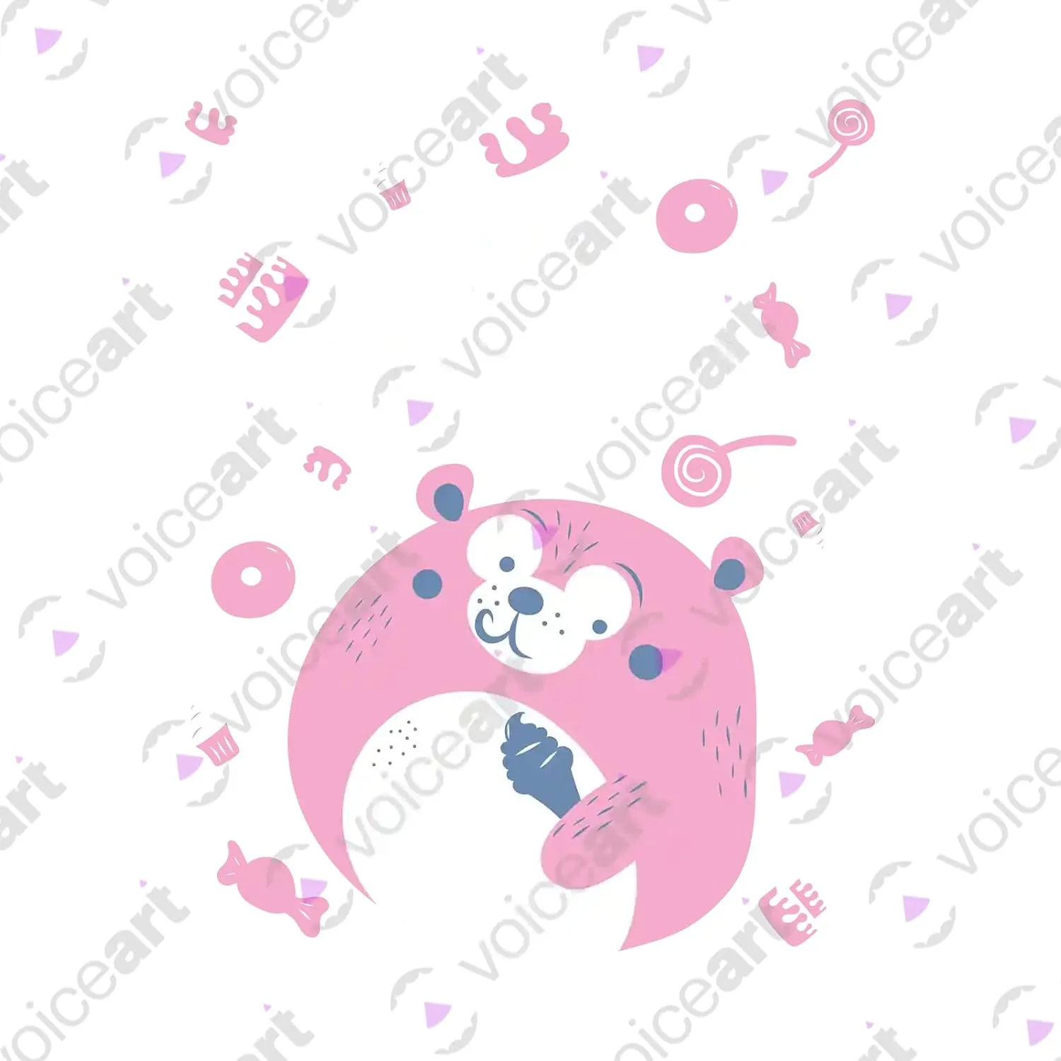 Stuffed Teddy Funny T-Shirt with Premium Quality Graphic Toy Bear Eating Ice Cream Tee with Play on Words