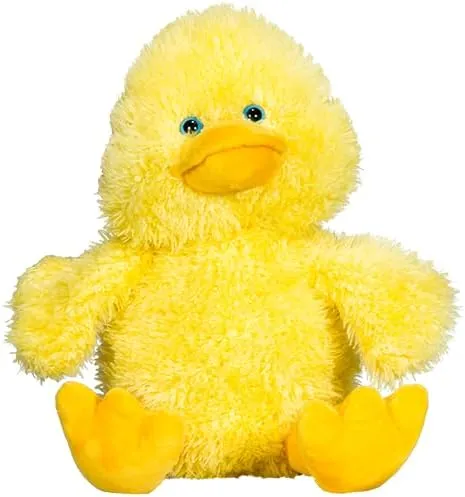 Stuffems Toy Shop Record Your Own Plush 8 inch - Puddles The Duck - Ready 2 Love in a Few Easy Steps