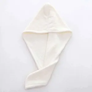 Super Absorbent Microfiber Hair Drying Cap for Women, Quick-Dry Towel Wrap with Button for All Hair Types