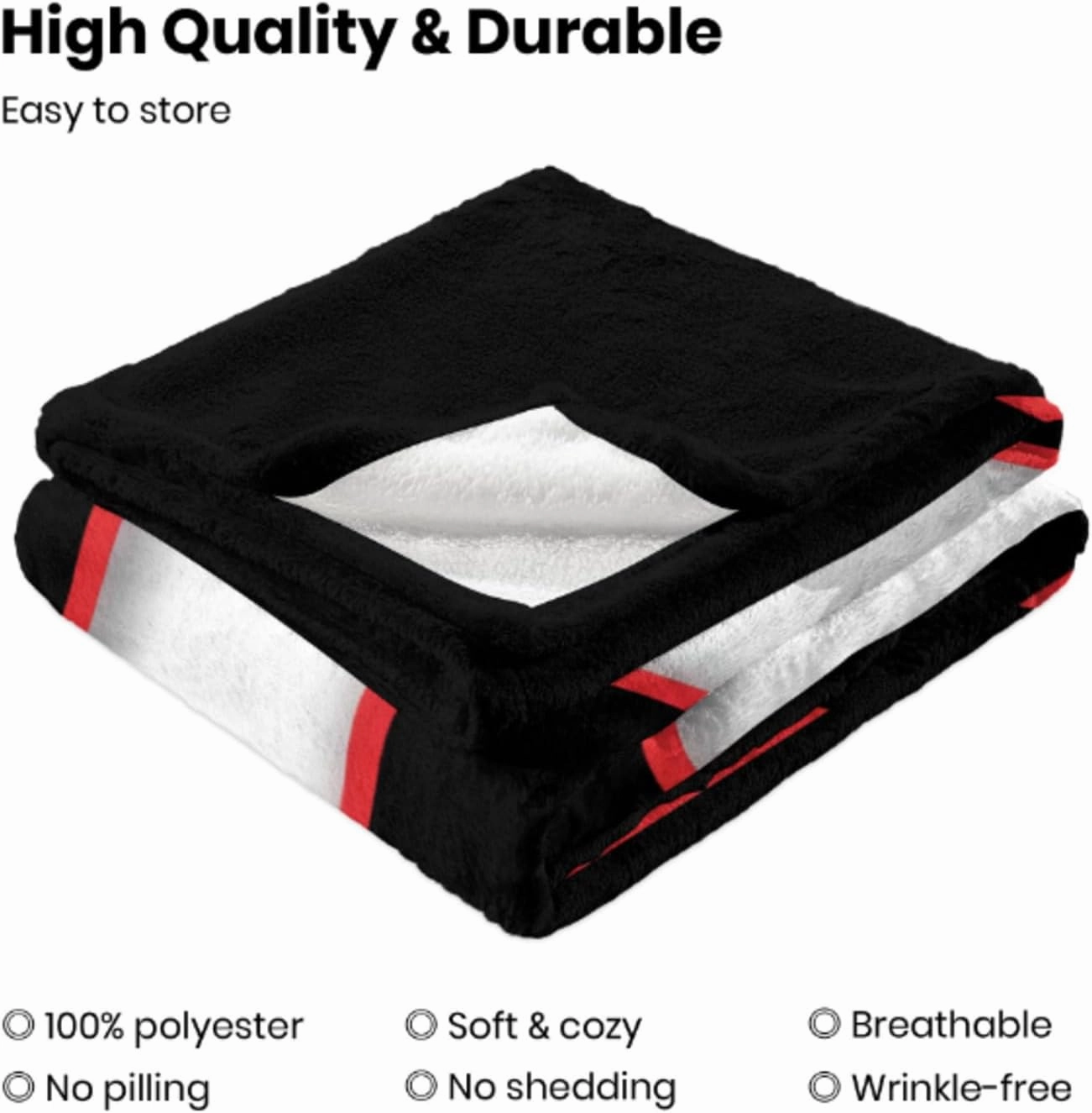 Super Soft Flannel Throw Blanket Non-Shedding Fluffy Cozy Fuzzy Throws Blankets Gifts for Men Women Home Decor Accessories 50"X40"