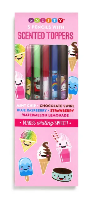 SWEET SCOOP SCENTED PENCIL TOPPERS