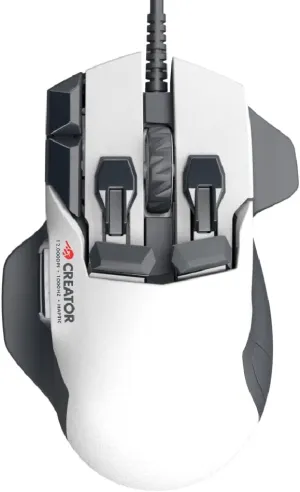 Swiftpoint Creator Wired 3D CAD Mouse, 13 Customizable Buttons, Onboard Memory, Profiles for Canva, Adobe, Solidworks, Da Vinci Resolve, 12,000 DPI, Ergonomic Design for Creative Design Professionals