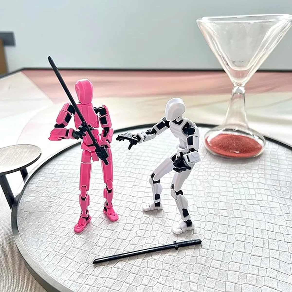 T13 Action Figure Set - Assembly Completed,Dummy Titan 13 3D Printed Toy Multi-Jointed Gifts,Robot 13 Action Figures for Collectors Desktop Decorations (3pcs*A)