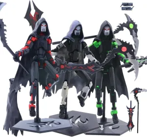 T13 Robot Action Figure 3D Printed -Assembly Completed, Multi-Jointed Movable Lucky 13, Death Joint Man Desktop Collectible