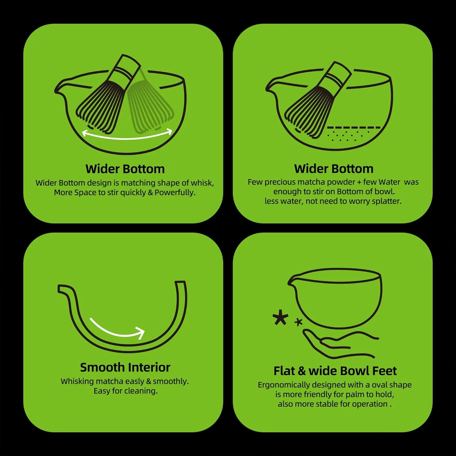 TEANAGOO 9 Pcs Matcha Whisk Set,Ceramic Matcha Set,Matcha Kit for Ceremony,Matcha Tea Set for Making Breakfast/Matcha Latte,Matcha Whisk and Bowl Set with 2 Matcha Cups(7.2oz),Gift for Matcha Lover