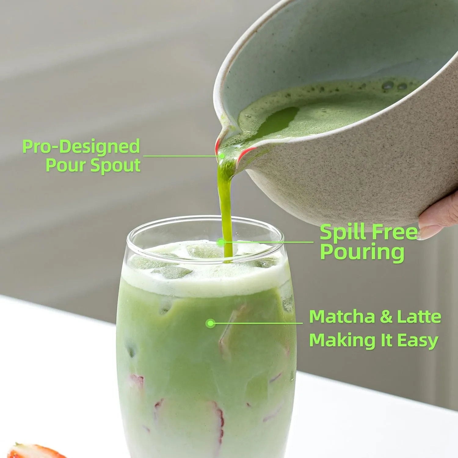 TEANAGOO Matcha Whisk Set,7 Pcs Matcha Set,Matcha Kit for Ceremony,Matcha Tea Set for Making Breakfast/Latte,Matcha Whisk Set and Bowl with All Accessories,Gift for Matcha Lover/Friend/Family