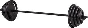 The Step Fitness Deluxe Barbell Weight Set, 60 lbs with Bar, Collars, and Weights