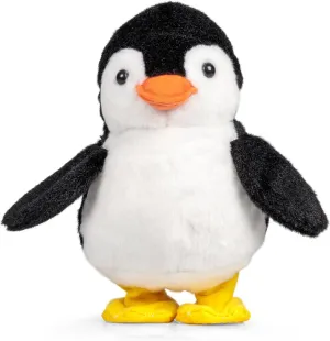 Tobar: Animigos Dancing Penguin - Black & White - Cuddly Animated Plush Pet, Waddles-Squeaks-Flaps Its Wings, Fun Interactive Toy, Toddlers-Kids 18Mo 