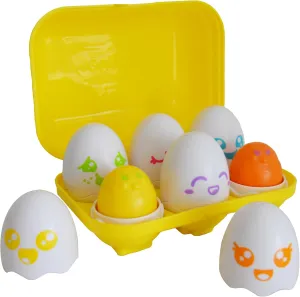 Toomies Tomy Piou Piou Sorprise Baby Toy - Egg Box with 3 Piou Chicks and 3 Rattle Chicks - Sensory Toys for Babies 6-36 Months - Shape Sorter