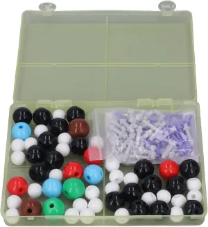TOPINCN Molecular Model Kit, Organic Molecular Chemistry Set Colorful PP Balls H C O N Cl Br Molecular Structure Model Organic Chemistry Molecule Science for Student and Teacher