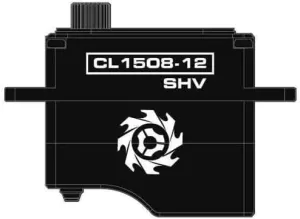 TORQ CL1508-12 Mini SHV Cyclic Servo Coreless DC Motor with Aluminum Alloy Case & Hardened Steel Gear Set - Remote Control Helicopter, RC Helicopter Electronics for 380-420 & 480-520 Size
