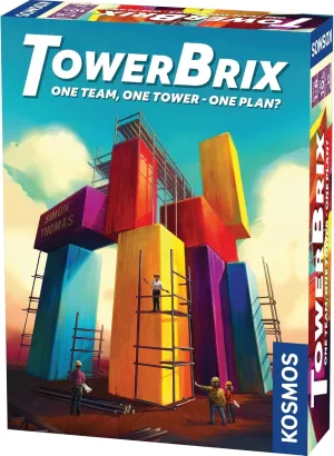 Towerbrix - Cooperative Building Game | Quick Family Game | Hidden Objective | Ages 10 & UP | Kosmos