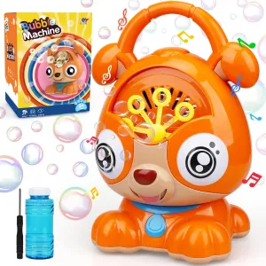 TOY Life Bubble Maker Machine for Kids Outdoor Automatic Bubble Machine 3000  Bubbles/min Bubble Blower Bubble Machine Toys for Toddlers Foam Machine for Indoor Outdoor Birthday Party - Dog Bubble